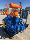 Paquete de compresor alternativo Vilter 454 de 4 cilindros (A11K454, 75 HP 460 V, accionado por correa)