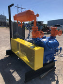 Paquete de compresor alternativo Vilter 454 de 4 cilindros (A11K454, 75 HP 460 V, accionado por correa)