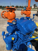 Paquete de compresor alternativo Vilter 454 de 4 cilindros (A11K454, 75 HP 460 V, accionado por correa)