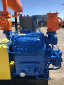 Paquete de compresor alternativo Vilter 454 de 4 cilindros (A11K454, 75 HP 460 V, accionado por correa)