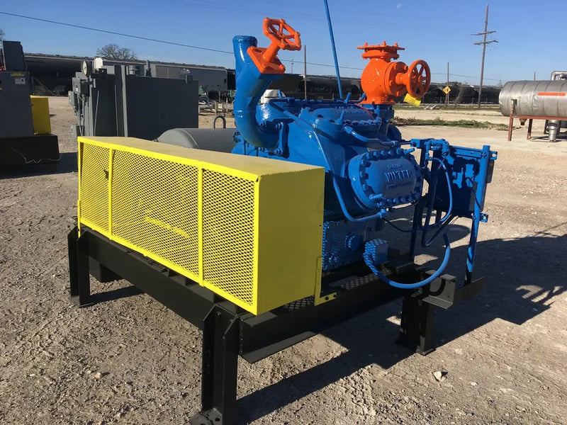 Vilter 458 8 Cylinder Reciprocating Compressor Package (1-150 HP 460 V, Belt Driven)