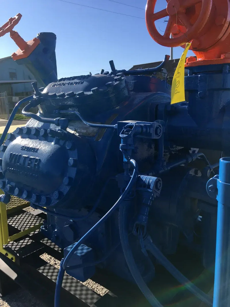 Vilter 458 8 Cylinder Reciprocating Compressor Package (1-150 HP 460 V, Belt Driven)