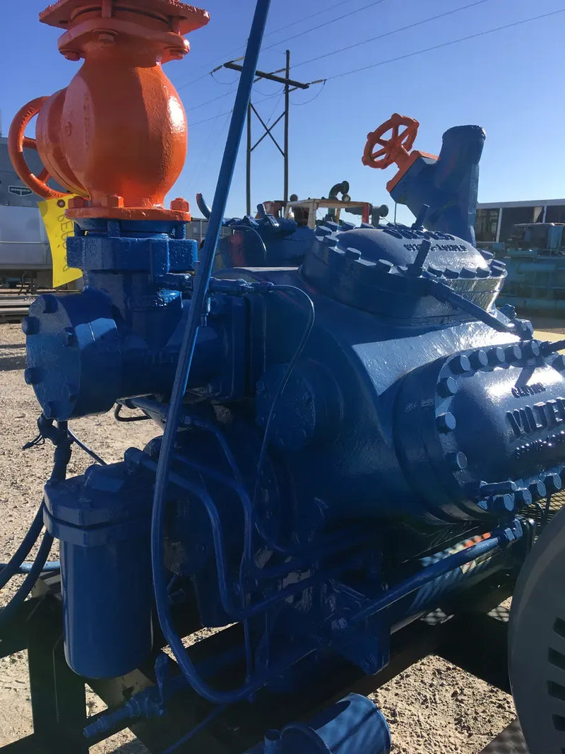 Vilter 458 8 Cylinder Reciprocating Compressor Package (1-150 HP 460 V, Belt Driven)