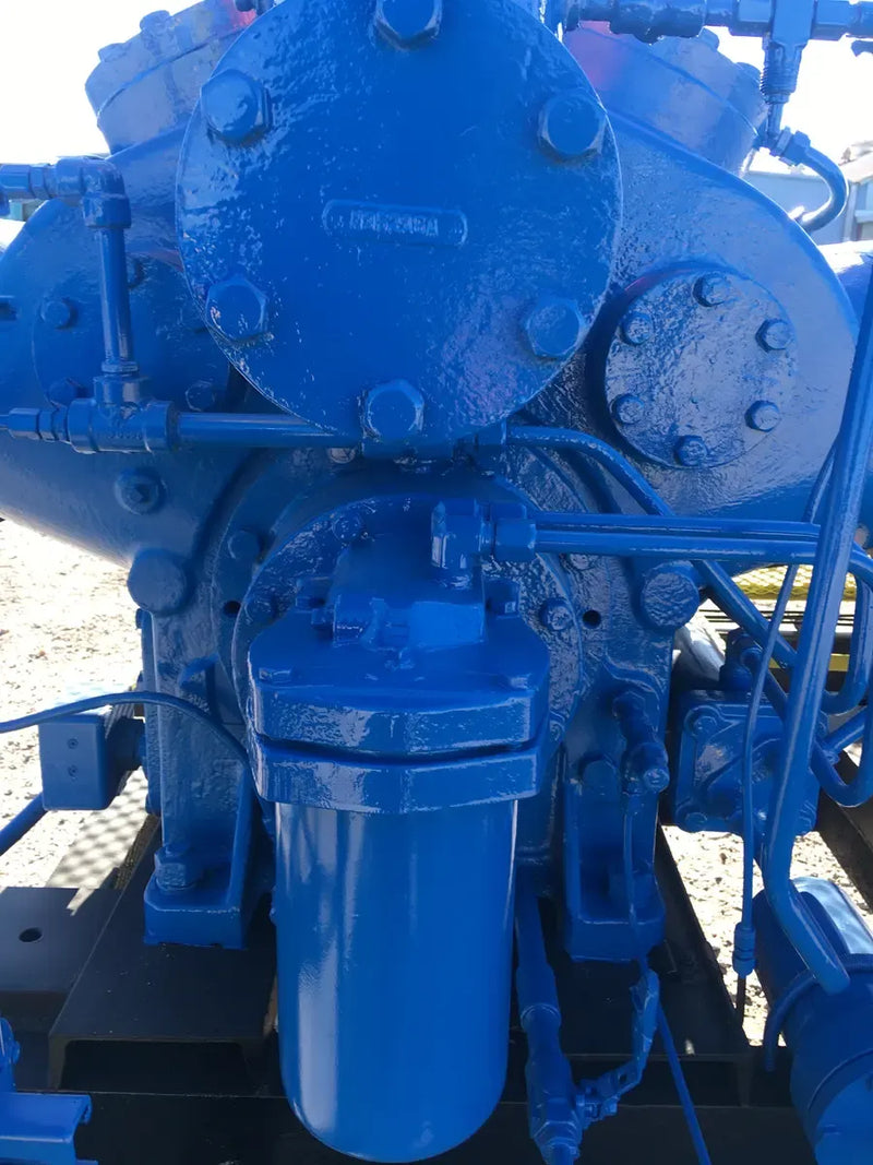 Vilter 458 8 Cylinder Reciprocating Compressor Package (1-150 HP 460 V, Belt Driven)
