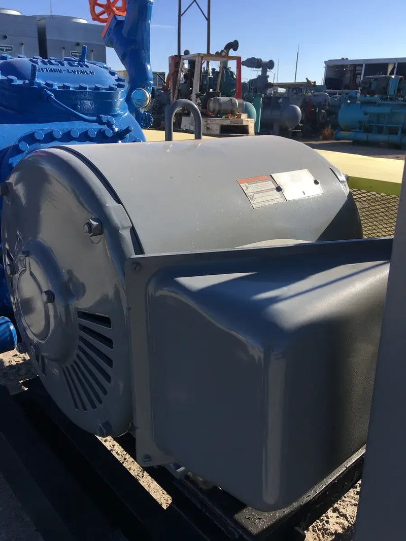 Vilter 458 8 Cylinder Reciprocating Compressor Package (1-150 HP 460 V, Belt Driven)