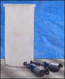 Plastic Water Circulating Tank with Pumps - 300 Gallon Not Specified 
