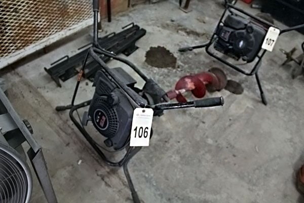 Portable Gas Powered Post Hole Digger Not Specified 
