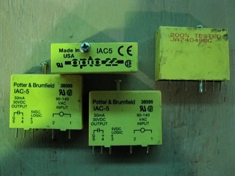 Potter & Brumfield 5-Prong Input Modules Potter & Brumfield 