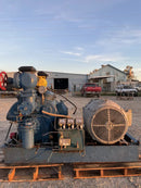Vilter 448 8-Cylinder Reciprocating Compressor Package (100 HP 460 V, Belt Driven)