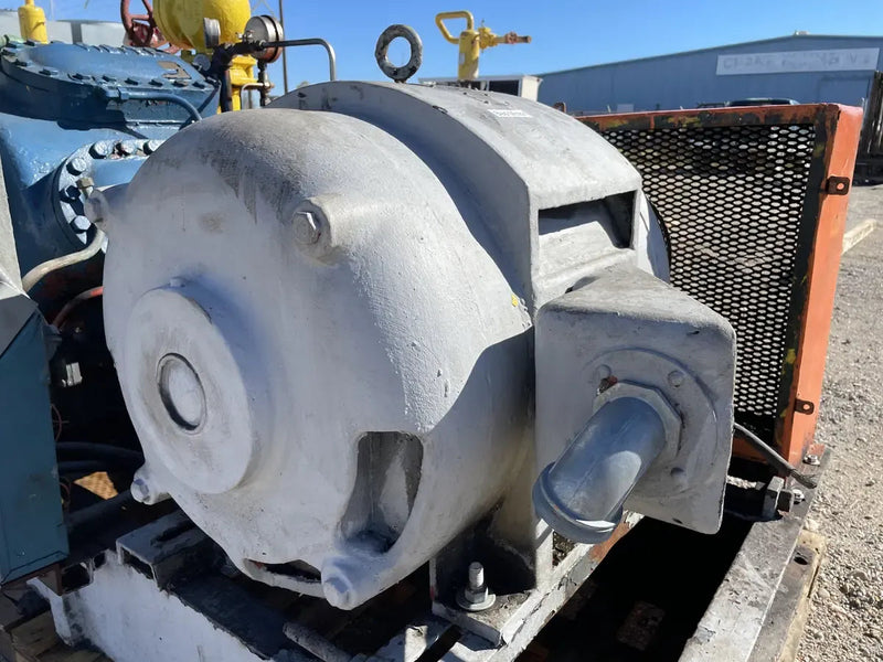 Paquete de compresor alternativo Vilter 448 de 8 cilindros (100 HP 208-220/440 V, accionado por correa)