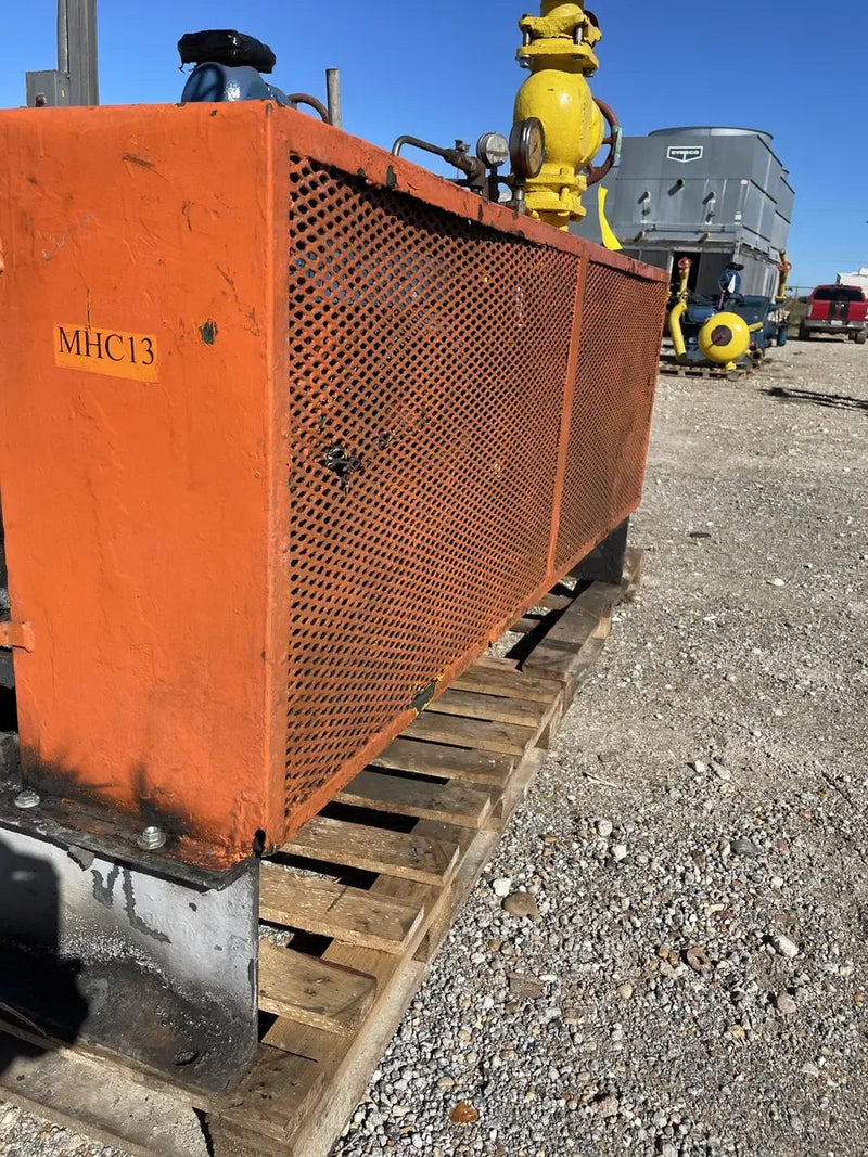 Paquete de compresor alternativo Vilter 448 de 8 cilindros (100 HP 208-220/440 V, accionado por correa)