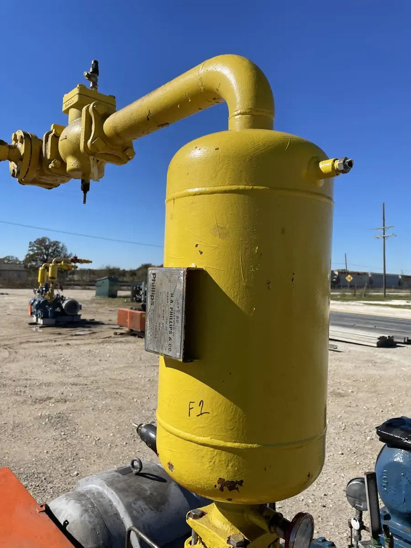 Paquete de compresor alternativo Vilter 448 de 8 cilindros (100 HP 208-220/440 V, accionado por correa)