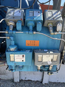 Vilter 448 8-Cylinder Reciprocating Compressor Package (100 HP 208-220/440 V, Belt Driven)