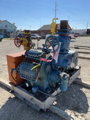 Vilter 448 8-Cylinder Reciprocating Compressor Package (100 HP 208-220/440 V, Belt Driven)