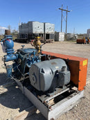 Vilter 448 8-Cylinder Reciprocating Compressor Package (100 HP 208-220/440 V, Belt Driven)