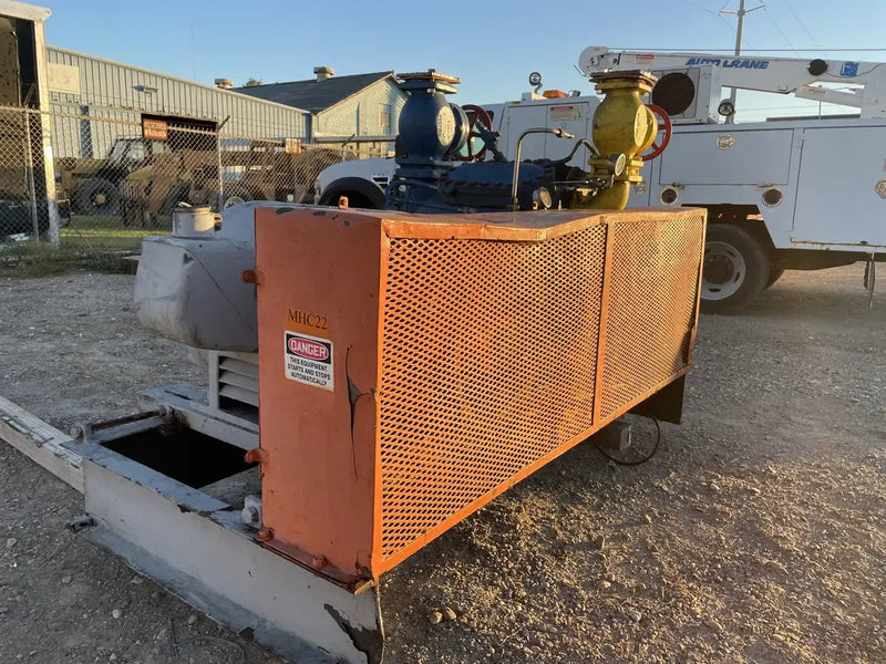 Vilter 448 8-Cylinder Reciprocating Compressor Package (100 HP 208-220/440 V, Belt Driven)