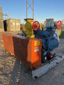 Vilter 448 8-Cylinder Reciprocating Compressor Package (100 HP 208-220/440 V, Belt Driven)