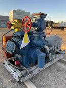 Vilter 448 8-Cylinder Reciprocating Compressor Package (100 HP 208-220/440 V, Belt Driven)