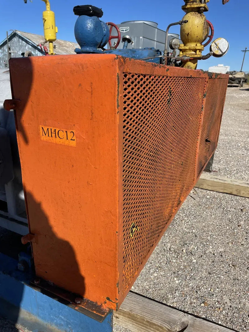 Vilter 448 8-Cylinder Reciprocating Compressor Package (100 HP 208-236/118 V, Belt Driven)
