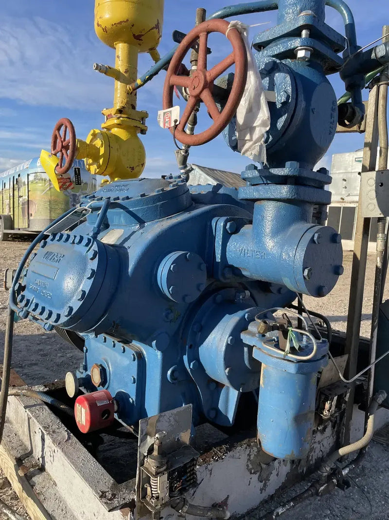 Vilter 448 8-Cylinder Reciprocating Compressor Package (Belt Driven)