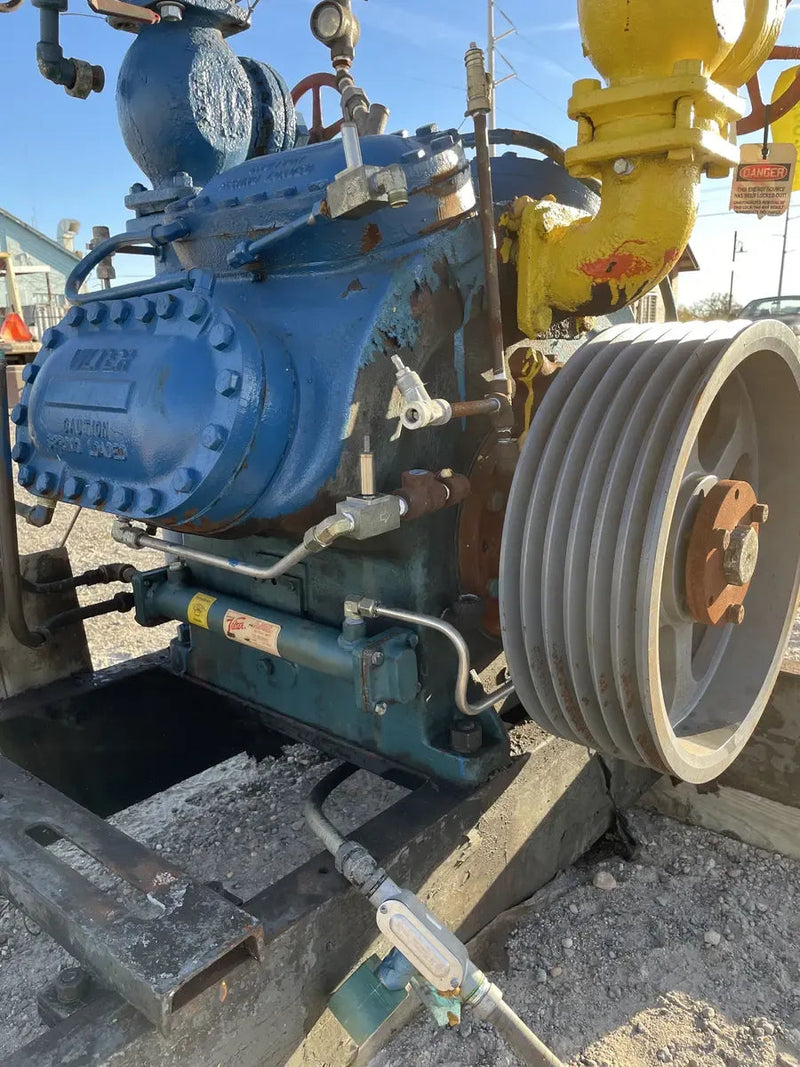 Vilter 448 8-Cylinder Reciprocating Compressor Package (Belt Driven)