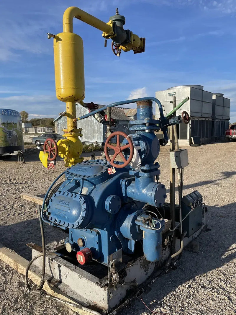 Vilter 448 8-Cylinder Reciprocating Compressor Package (Belt Driven)