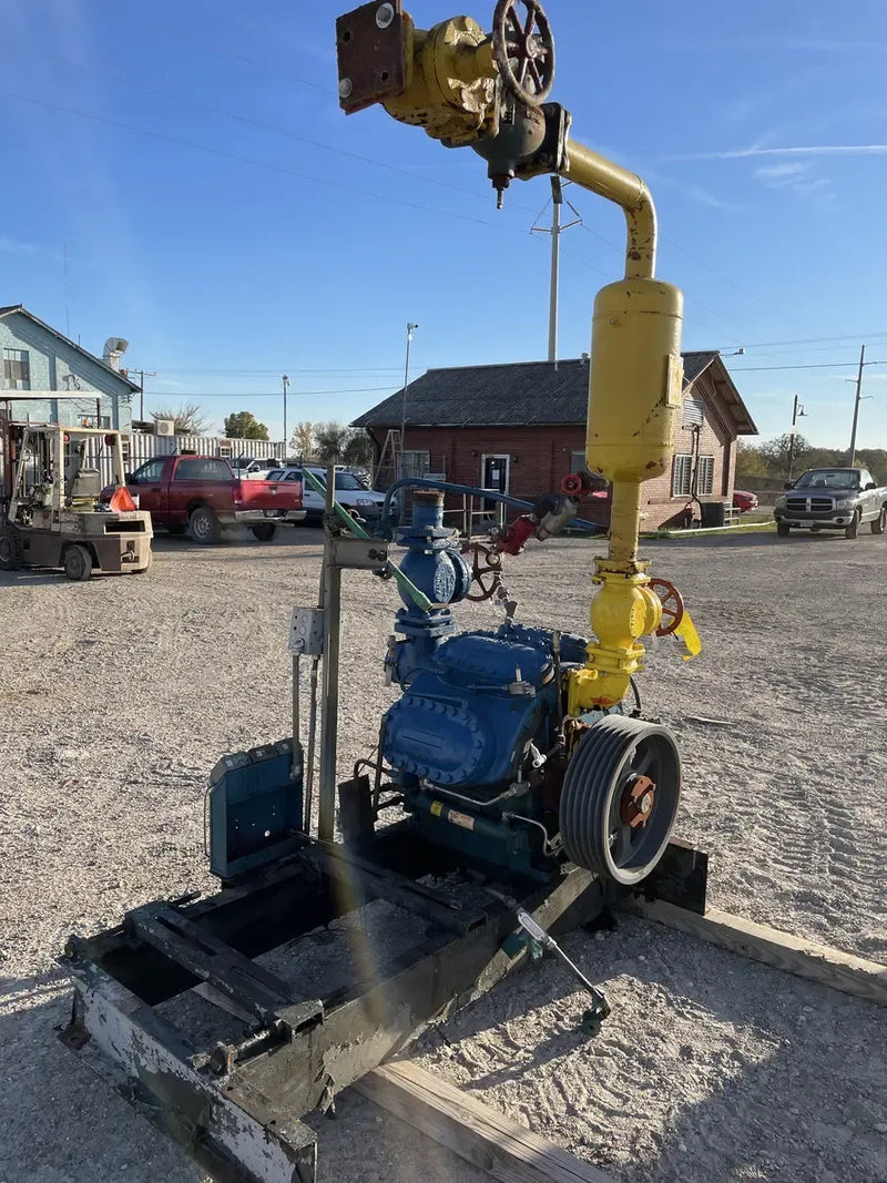 Vilter 448 8-Cylinder Reciprocating Compressor Package (Belt Driven)