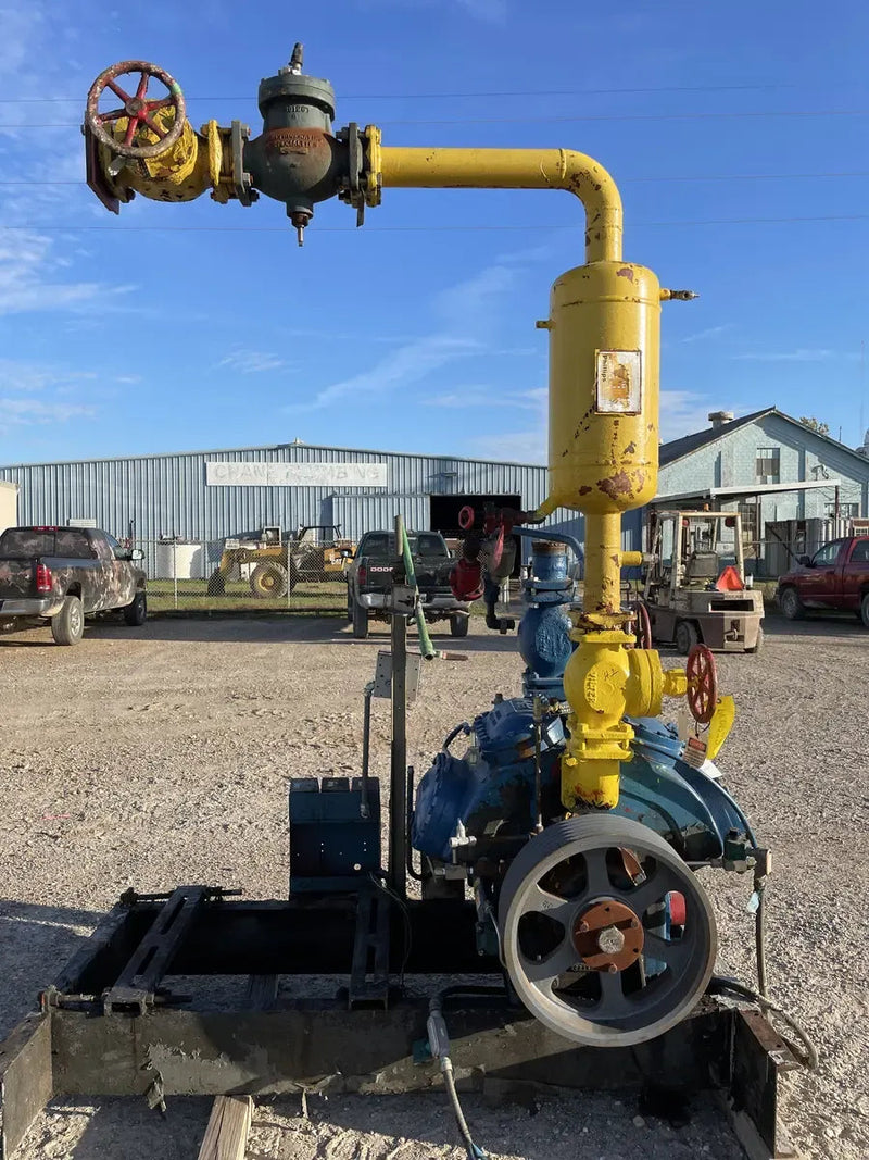Vilter 448 8-Cylinder Reciprocating Compressor Package (Belt Driven)