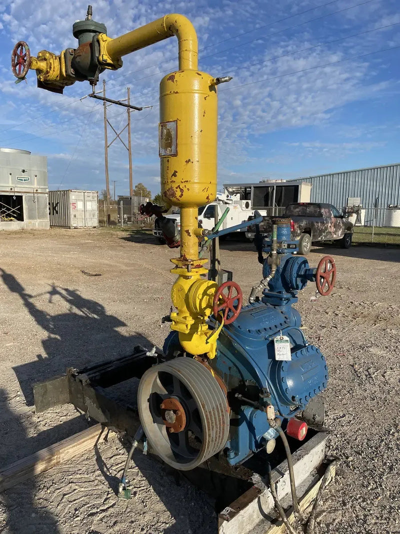 Vilter 448 8-Cylinder Reciprocating Compressor Package (Belt Driven)