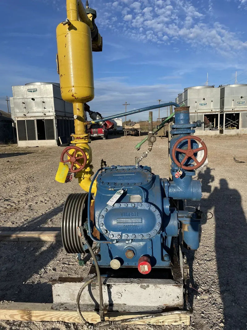 Vilter 448 8-Cylinder Reciprocating Compressor Package (Belt Driven)