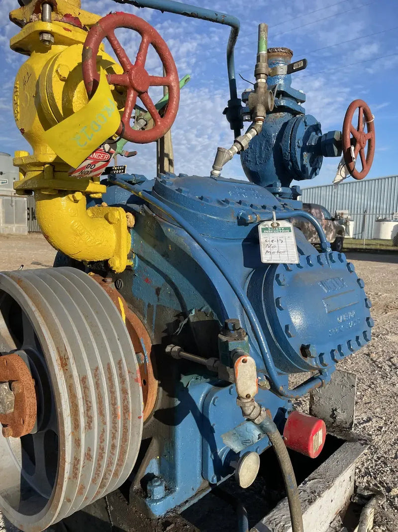 Vilter 448 8-Cylinder Reciprocating Compressor Package (Belt Driven)