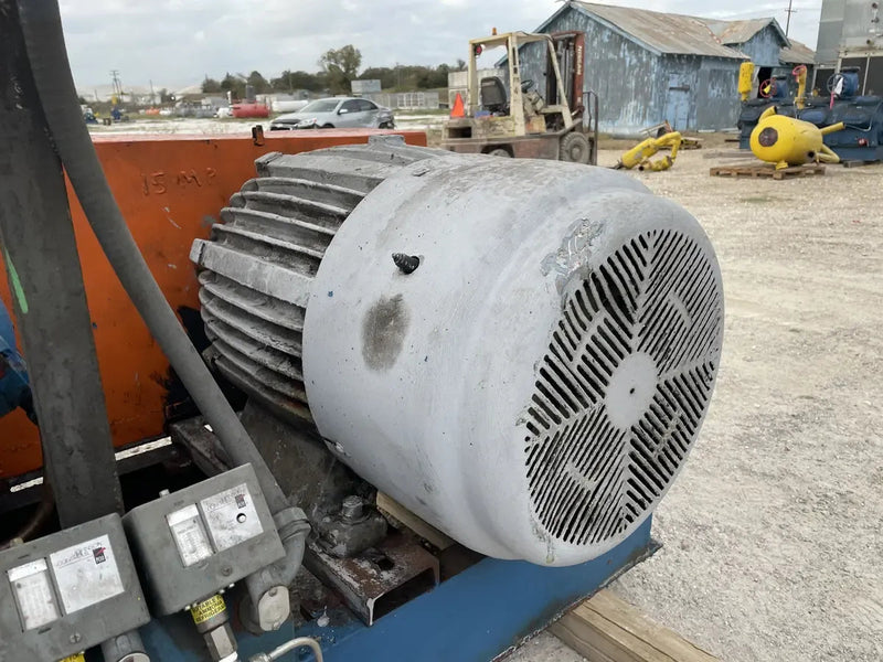 Vilter 448 8-Cylinder Reciprocating Compressor Package (100 HP 230/460 V, Belt Driven)