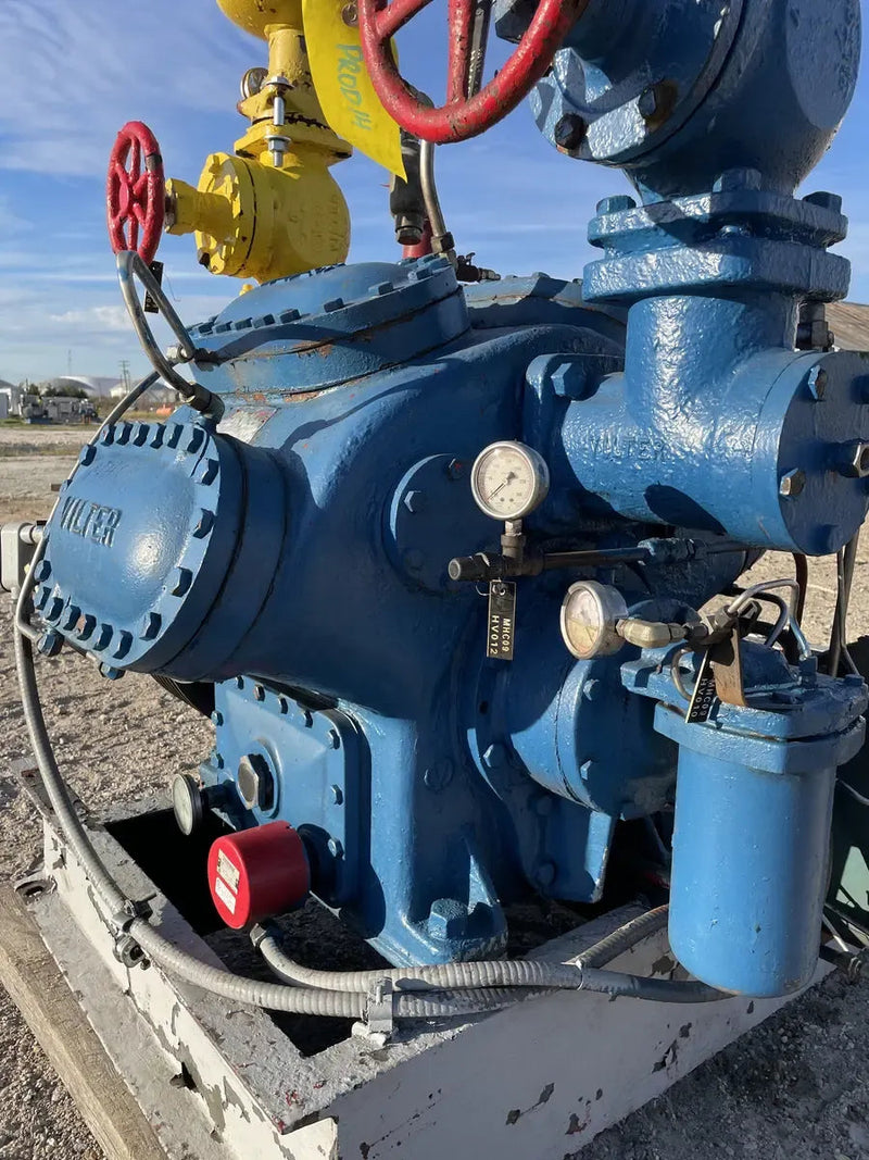 Vilter 438  8-Cylinder Reciprocating Compressor (Belt Driven)