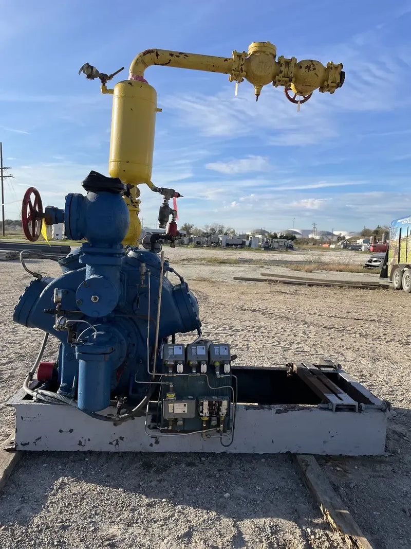 Vilter 438  8-Cylinder Reciprocating Compressor (Belt Driven)