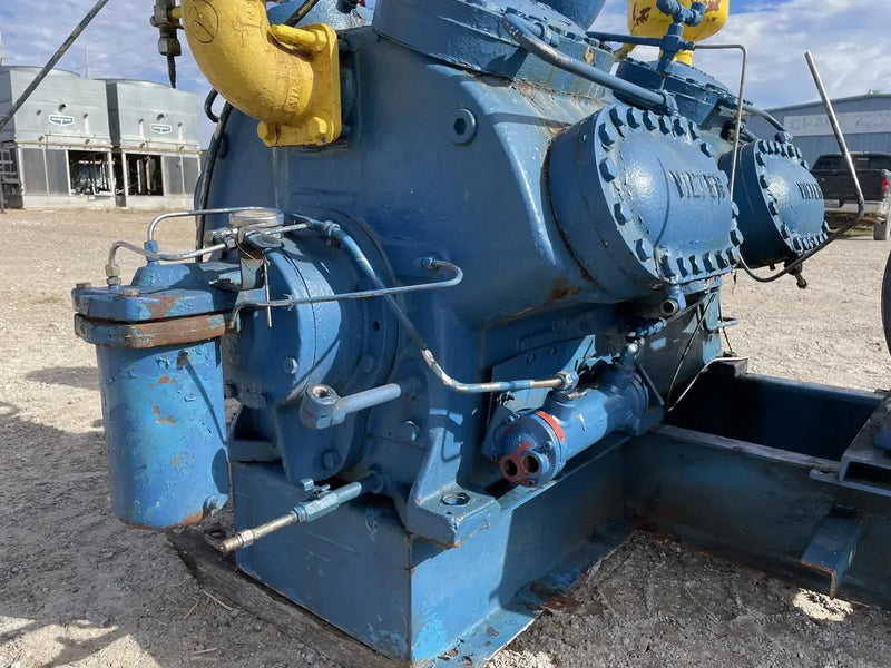 Vilter 4416 16-Cylinder Reciprocating Compressor Package (200 HP 460 V, Belt Driven)