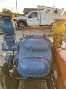 Vilter 448 8-Cylinder Reciprocating Compressor Package (100 HP 108-220/440 V, Belt Driven)