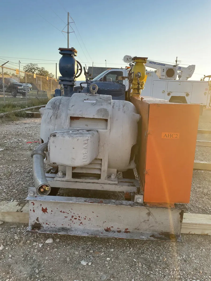 Vilter 448 8-Cylinder Reciprocating Compressor Package (100 HP 108-220/440 V, Belt Driven)