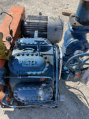 Vilter 448 8-Cylinder Reciprocating Compressor Package (100 HP 460 V, Belt Driven)