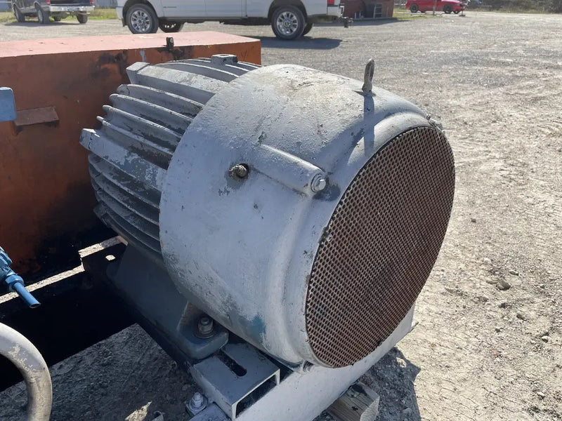 Vilter 448 8-Cylinder Reciprocating Compressor Package (100 HP 460 V, Belt Driven)