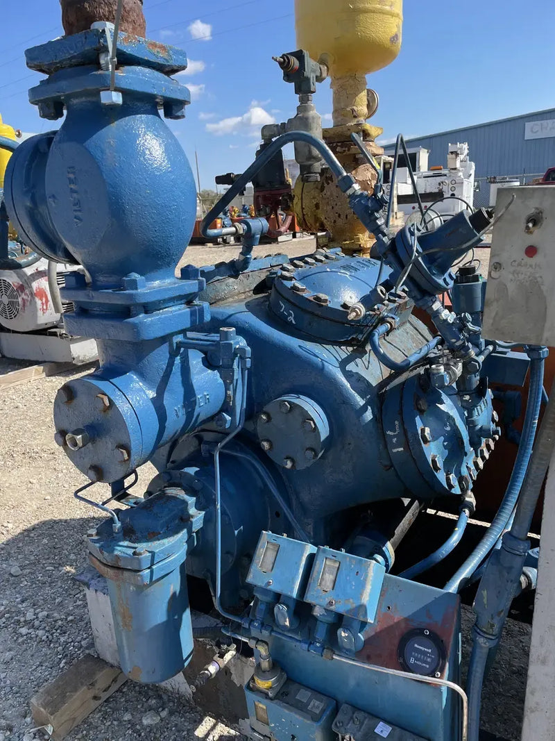Paquete de compresor alternativo Vilter 448 de 8 cilindros (100 HP 208-220/440 V, accionado por correa)