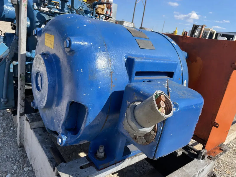 Paquete de compresor alternativo Vilter 448 de 8 cilindros (100 HP 208-220/440 V, accionado por correa)
