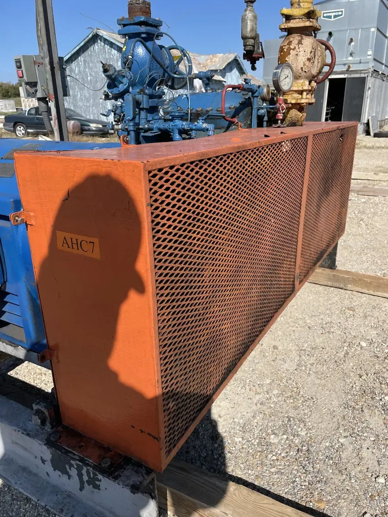 Paquete de compresor alternativo Vilter 448 de 8 cilindros (100 HP 208-220/440 V, accionado por correa)