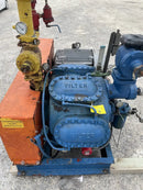 Vilter 438 8-Cylinder Reciprocating Compressor Package (100 HP 230/46 V, Belt Driven)