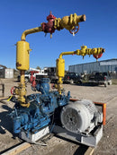 Vilter 4412 12-Cylinder Reciprocating Compressor Package (125 HP 460 V, Belt Driven)