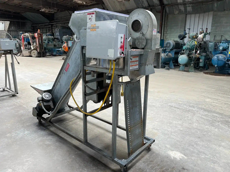 Matthiesen VLS510 Bottom Loading Volumetric Bagger With Incline Screw Conveyor