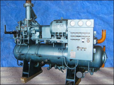 Reco NSV-324B / Frick RDB-134 Booster Rotary Screw Compressor Package – 125 HP Reco / Frick 