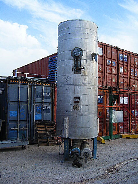 Reco Vertical Ammonia Recirculator Tank – 48 in. Dia. x 9 ft. 9 in. H Reco 