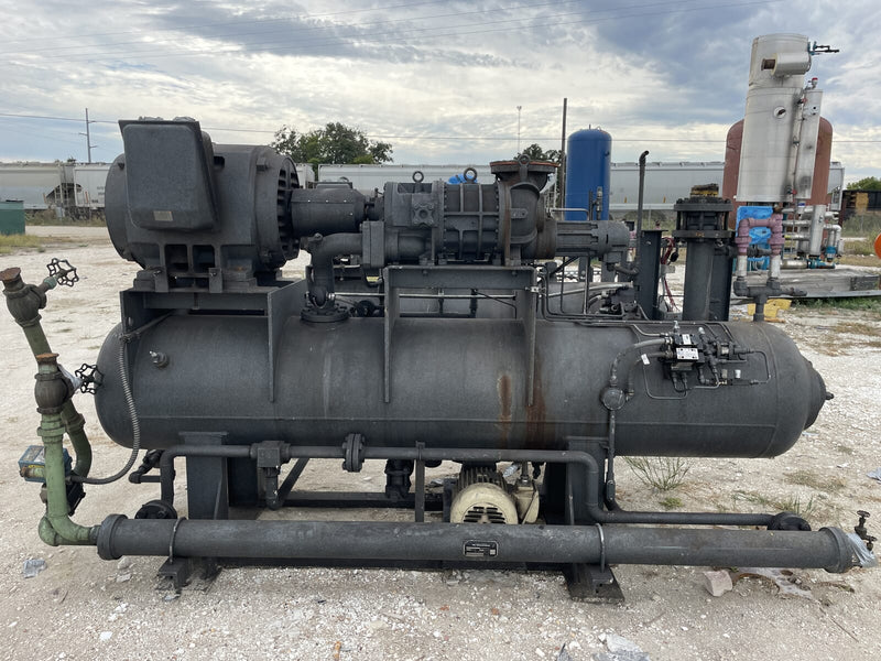 Paquete de compresor de tornillo rotativo FES 140VE (FES 140V, 200 HP 230/460 V, FALTA MICRO PANEL)