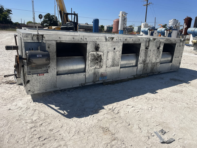 Krack CPC-448-4-RBF-22-HGU-LH-7.5 Ammonia Evaporator Coil- 3 Fans