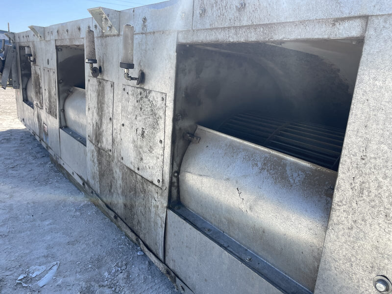 Krack CPC-448-4-RBF-22-HGU-LH-7.5 Ammonia Evaporator Coil- 3 Fans